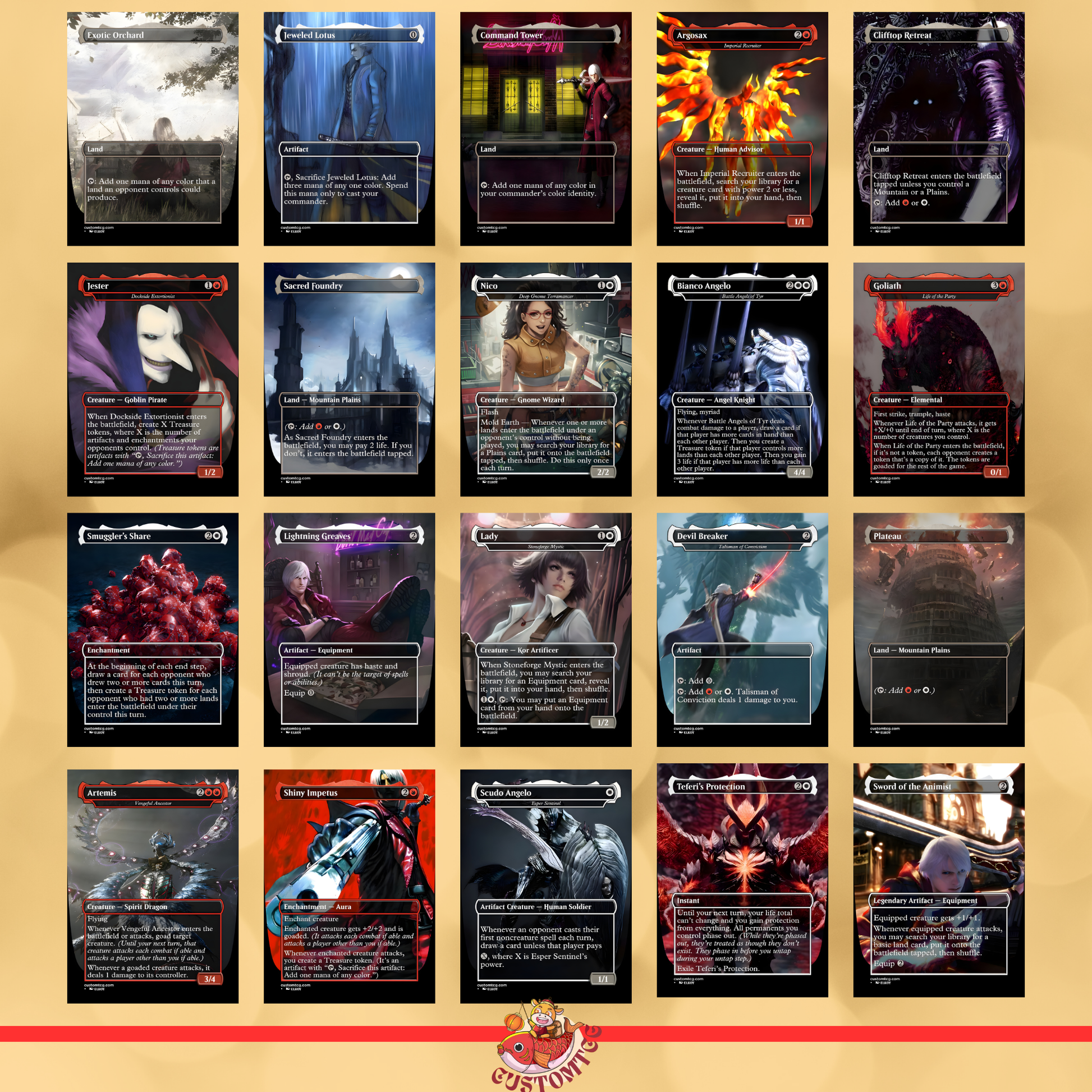 Devil May Cry Custom Deck – ElkoyTCG