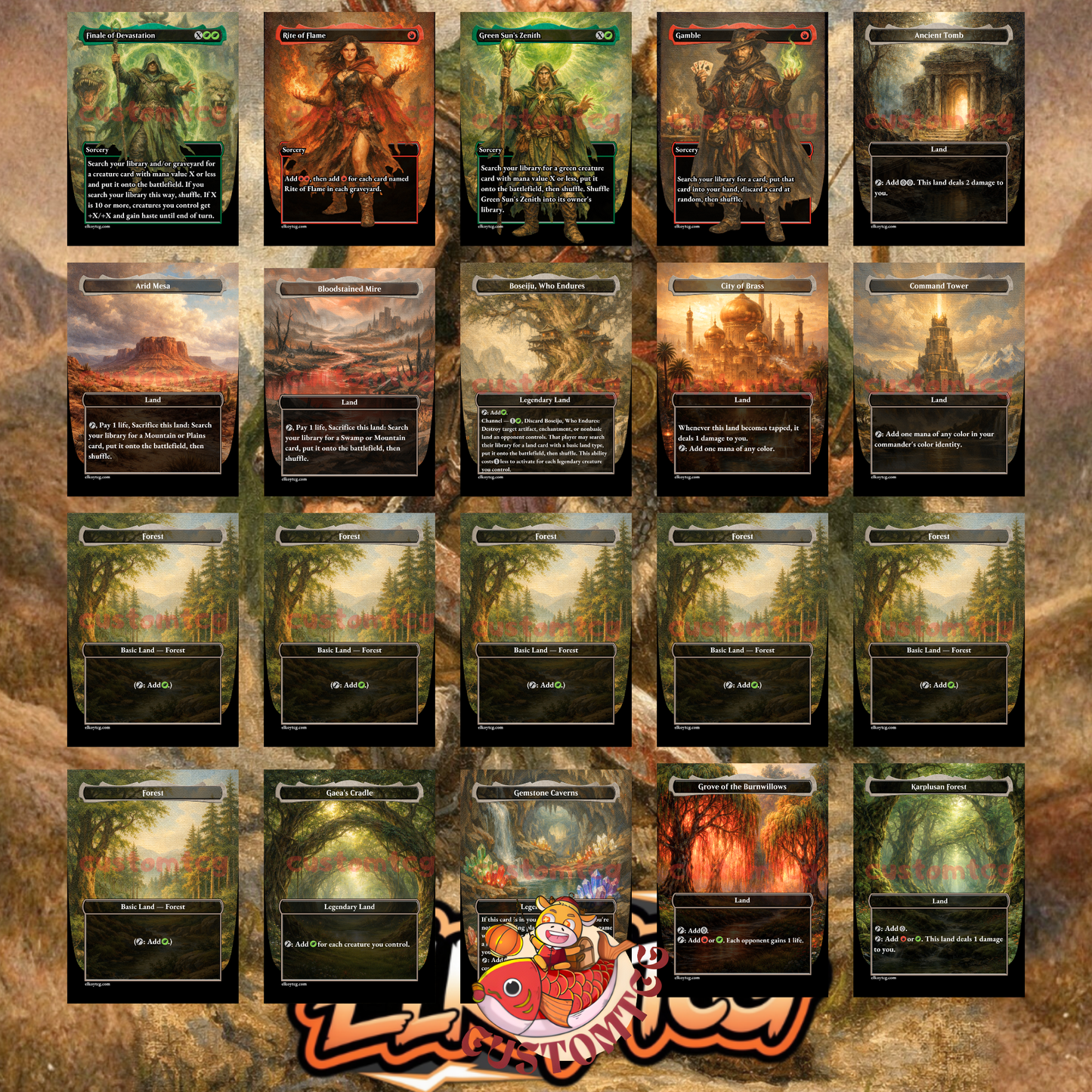 Minsc & Boo, Timeless Heroes Custom Deck