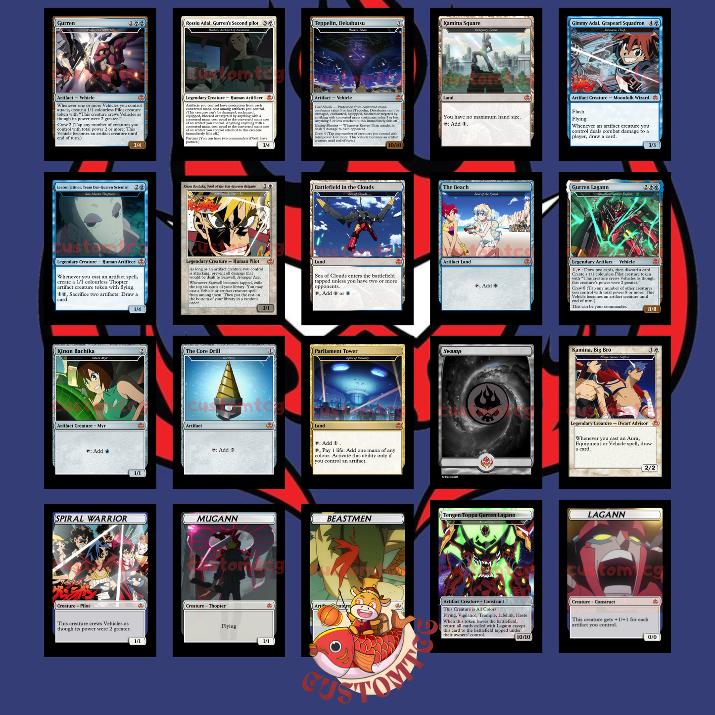Gurren Lagann Custom Deck