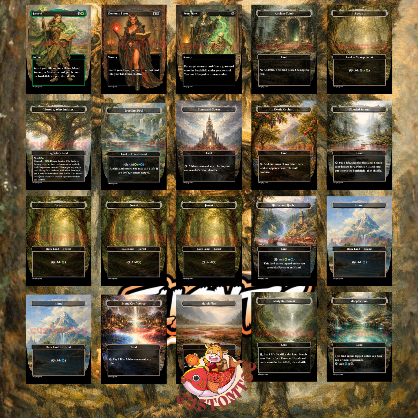 The Wise Mothman V3 Custom Deck