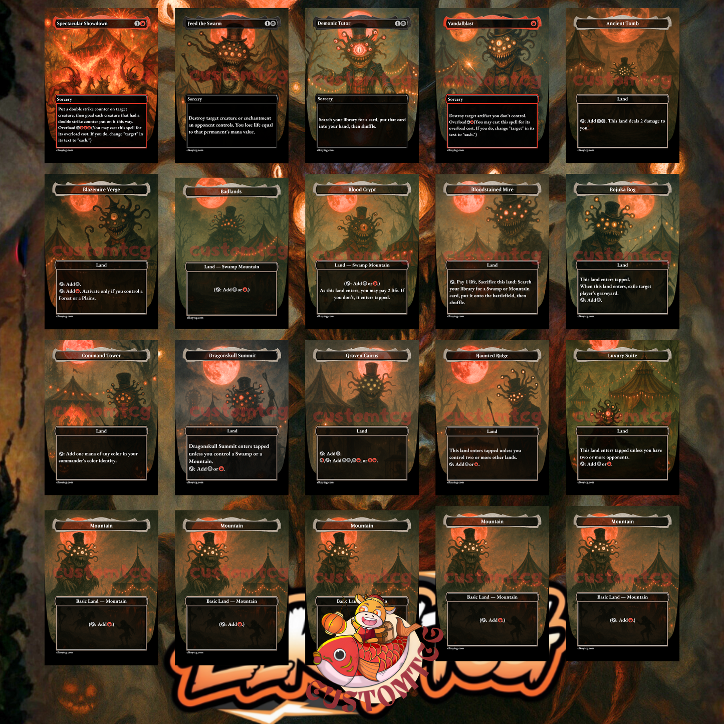 Karazikar, the Eye Tyrant – Custom Commander Deck (100 Cards + Tokens)