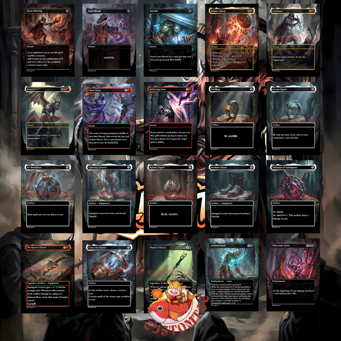 Rakdos, Patron of Chaos — Demon Tribal Custom Deck