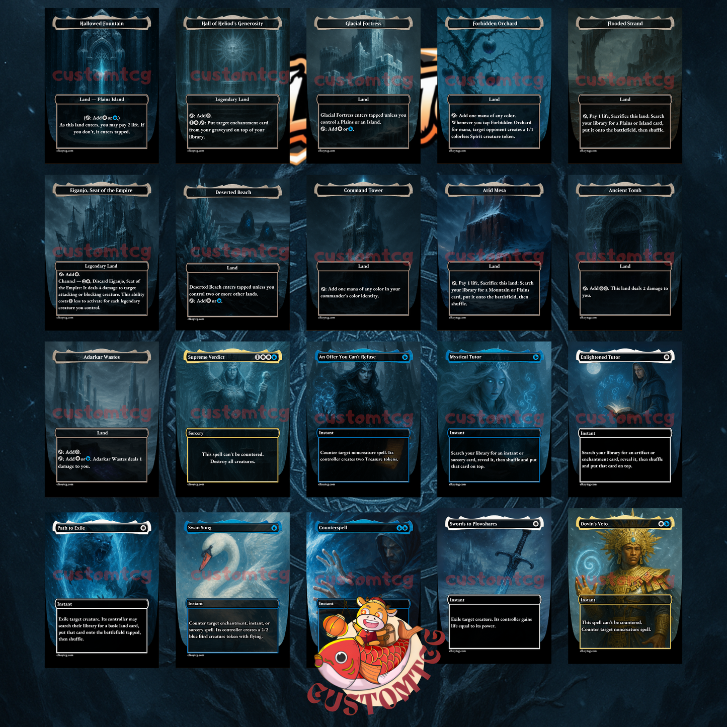 Hylda of the Icy Crown – Frost-Lock Custom Deck