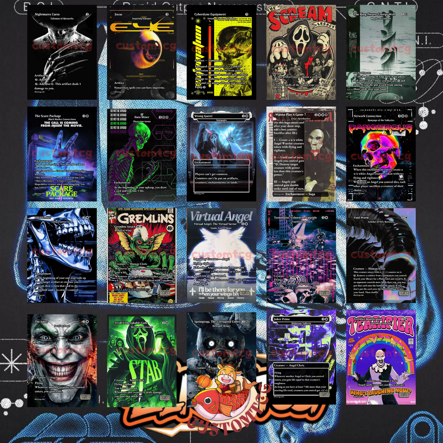 Cyber-Goth Shilgengar Deck — DROP 3.0 - Limited to only 30 units