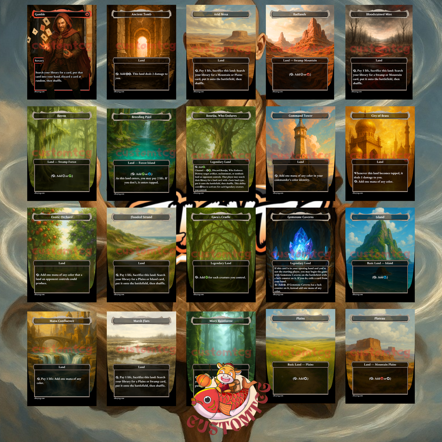 Avatar Aang Custom Deck