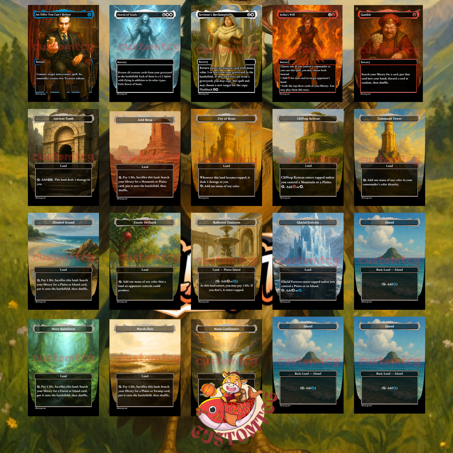 Zinnia, Valley’s Voice — Custom Commander Deck ✨