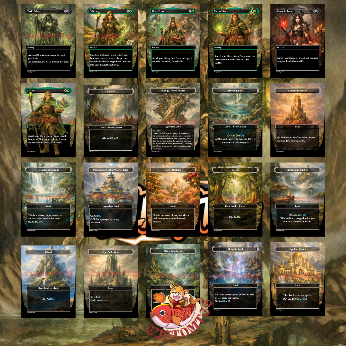 Xavier Sal, Infested Captain Custom Deck