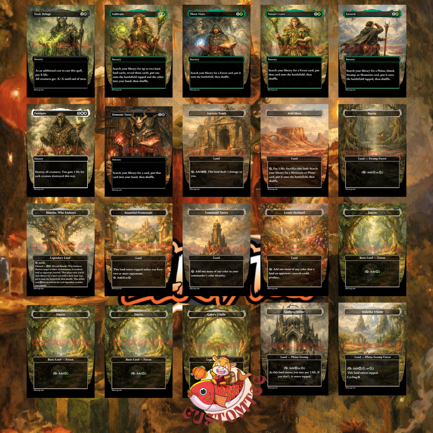 Bilbo, Birthday Celebrant custom deck