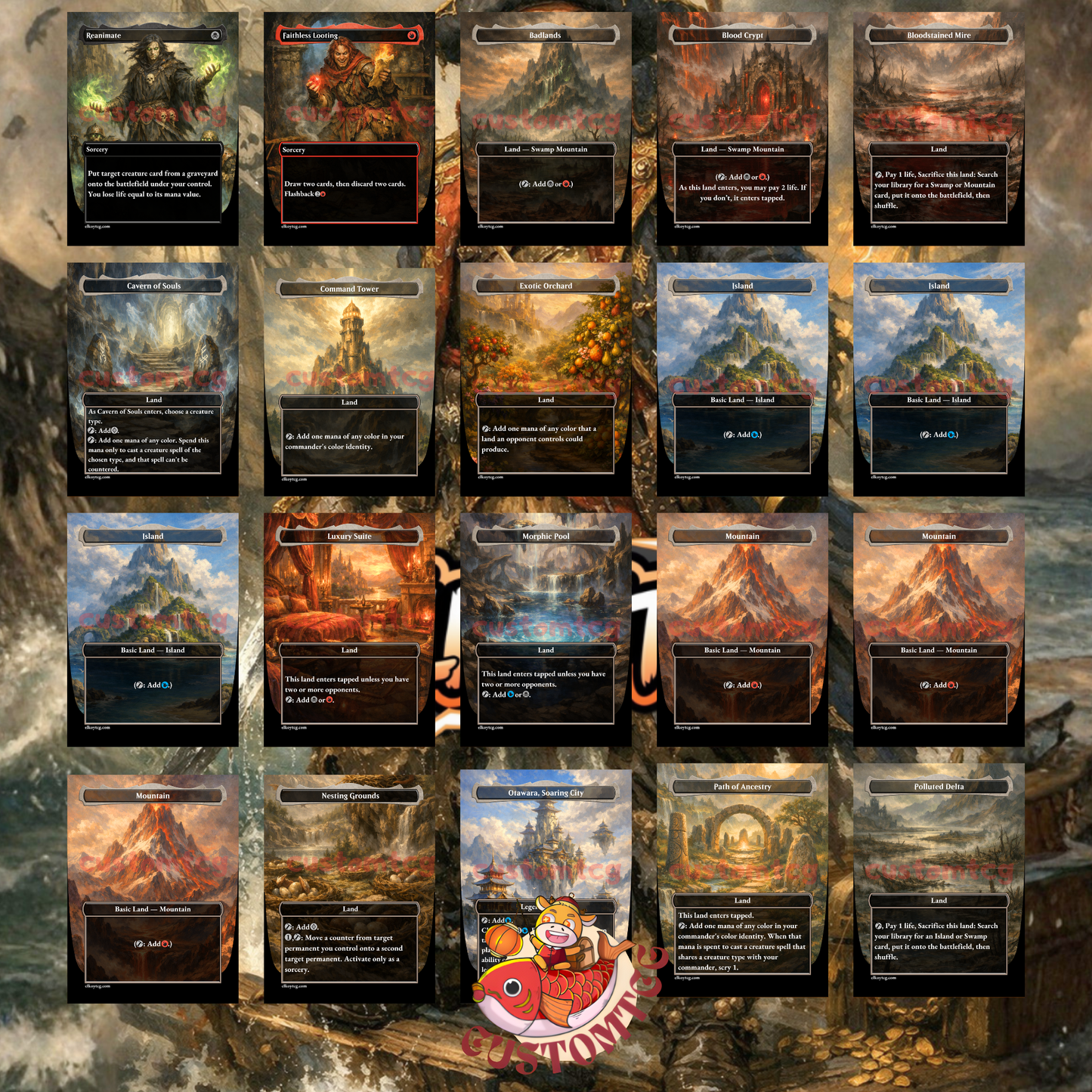 Admiral Brass, Unsinkable Custom Deck