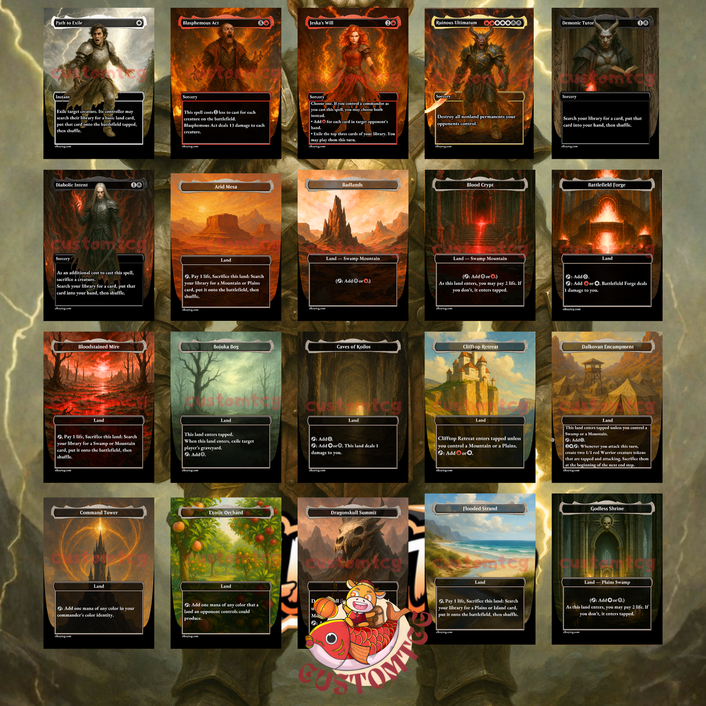 Zurgo Stormrender Custom Deck