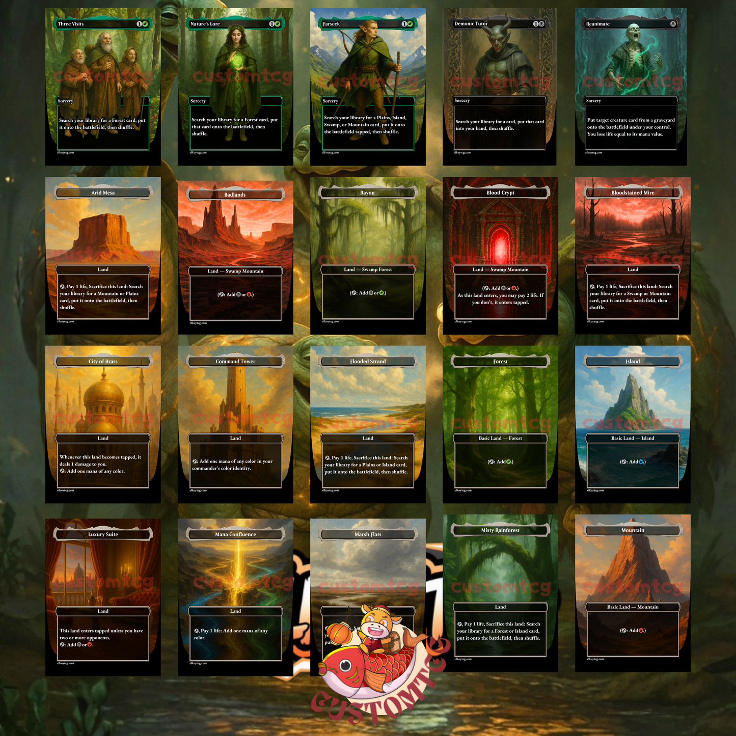 🛡️ Heroes in a Half Shell – Custom Commander Deck (100 Cards + Tokens)