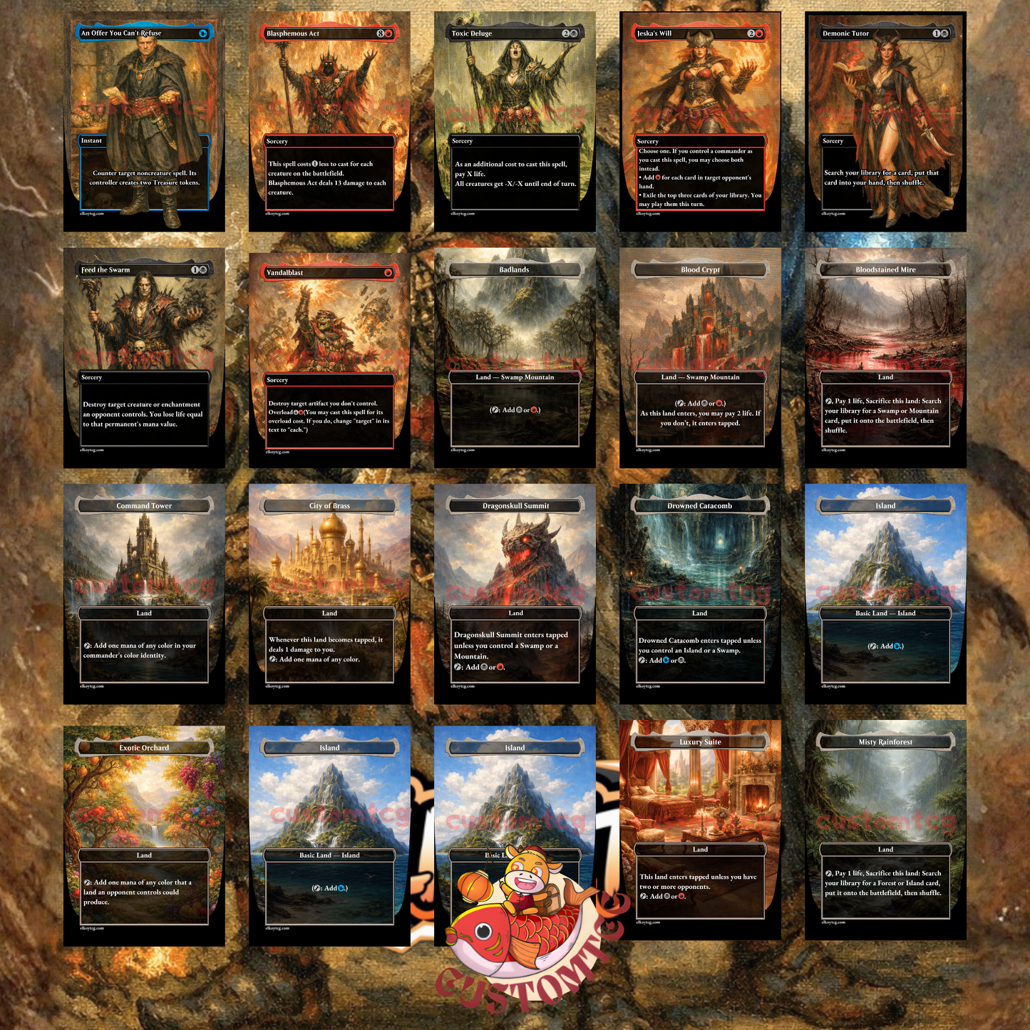 Goro-Goro and Satoru Custom Deck