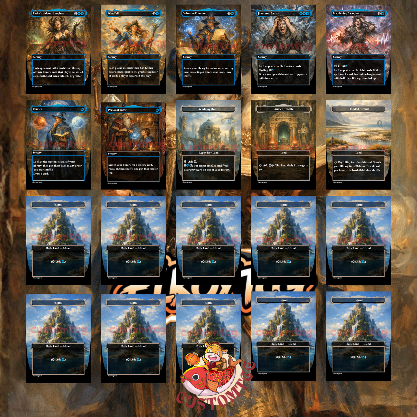 Bruvac the Grandiloquent custom commander deck