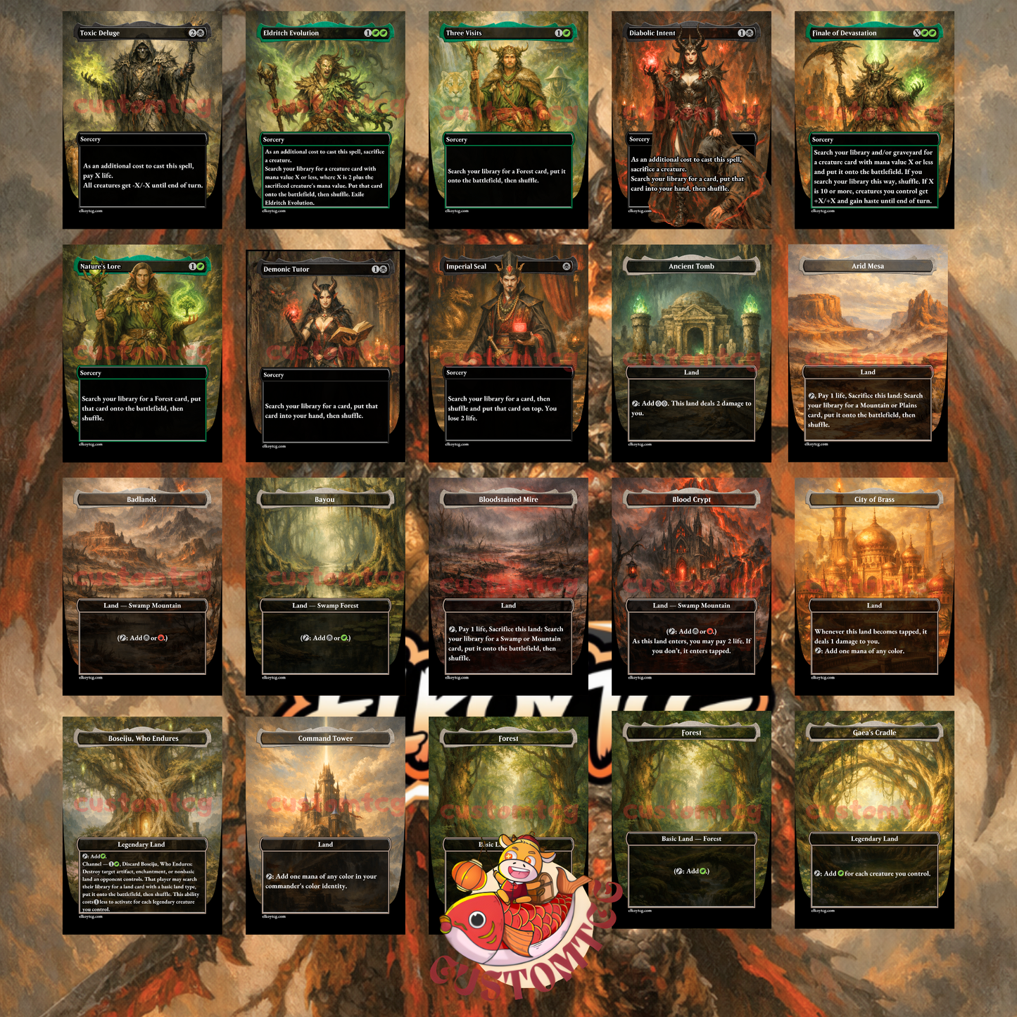 Prossh, Skyraider of Kher Custom Deck