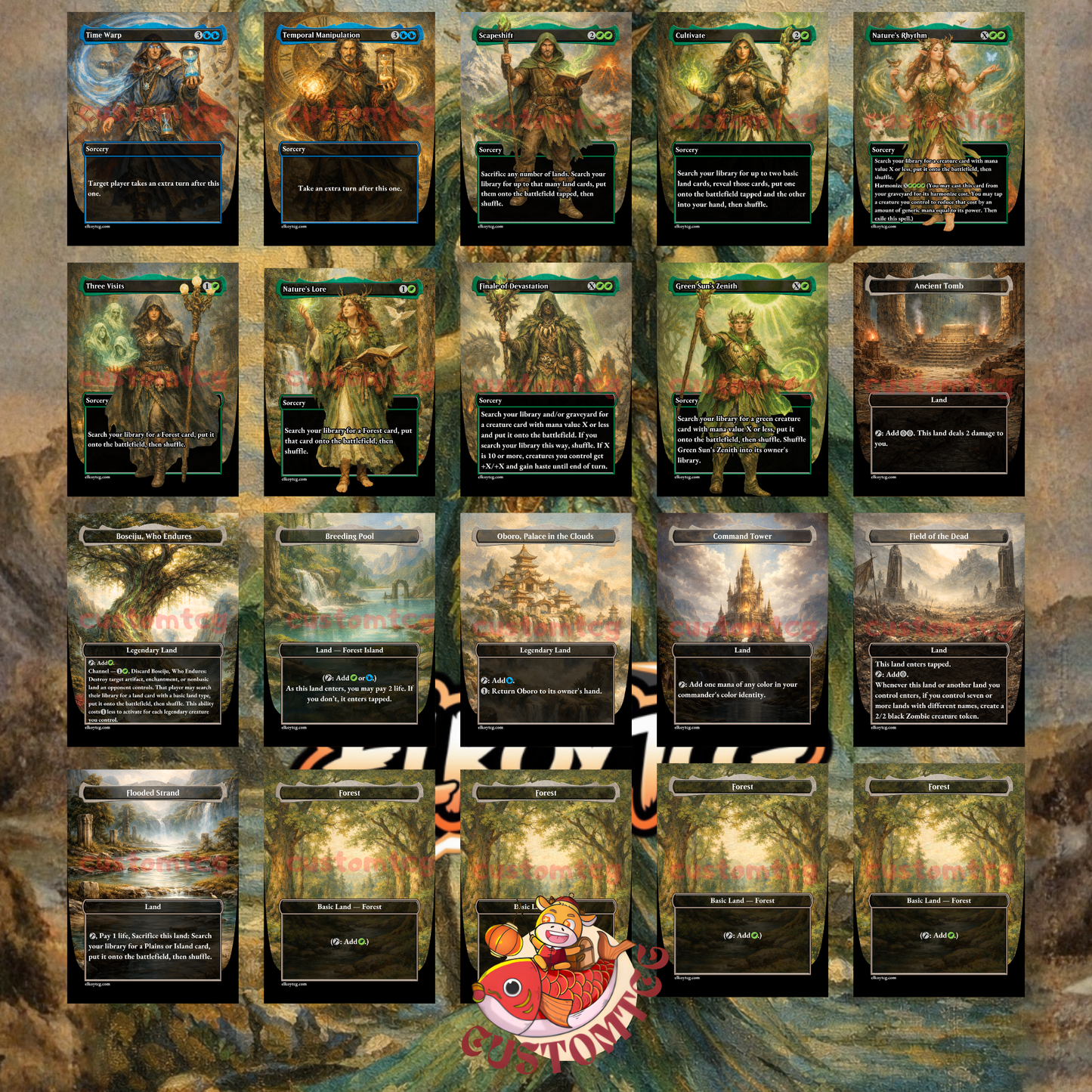 Tatyova, Benthic Druid Custom Deck