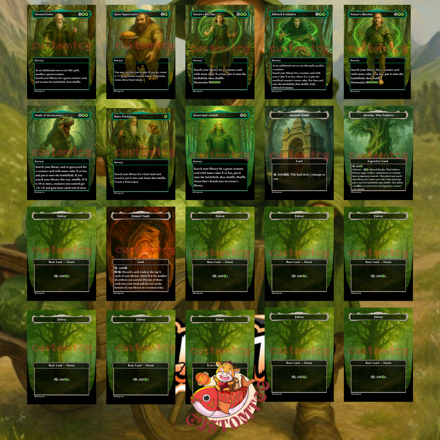 The Cabbage Merchant Custom Deck