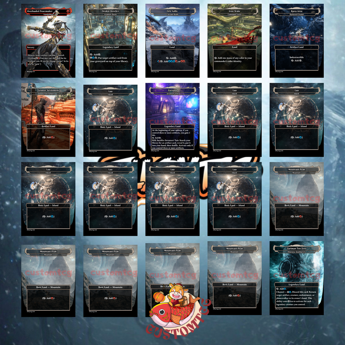 Warframe Custom Deck