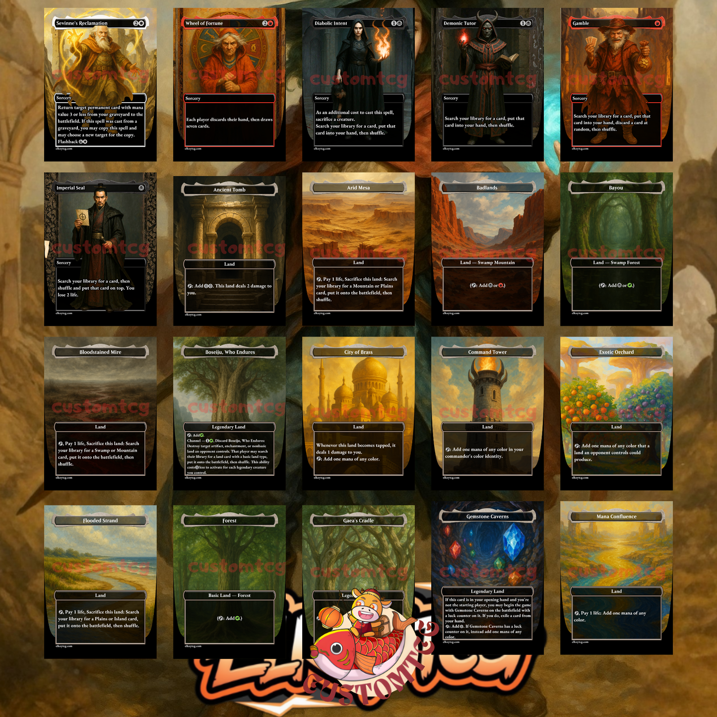 Terra, Magical Adept Custom Deck