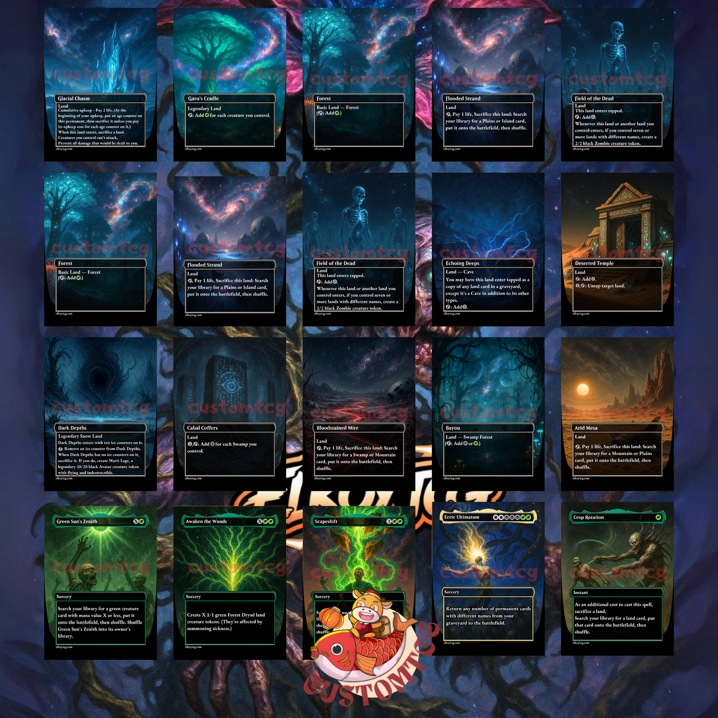 The Necrobloom V2 Custom Deck