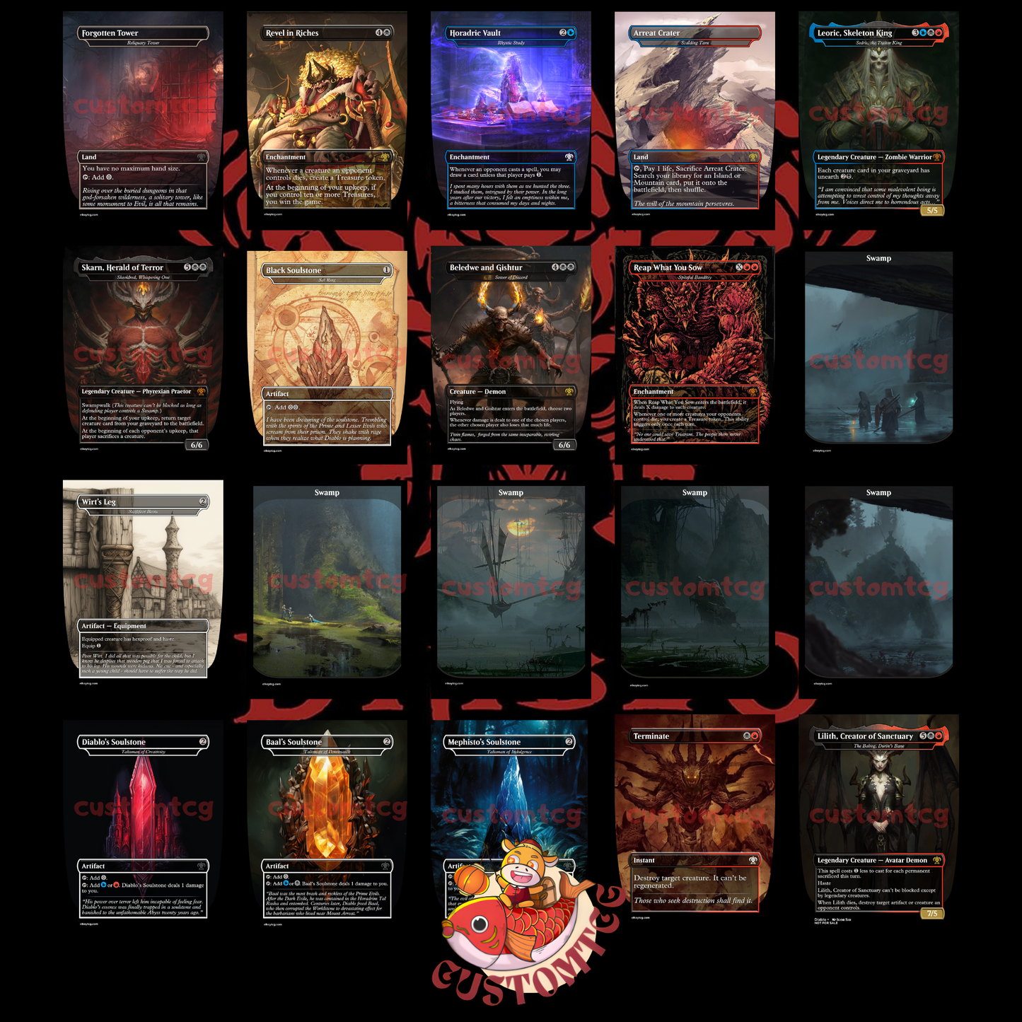 Diablo Custom Commander Deck