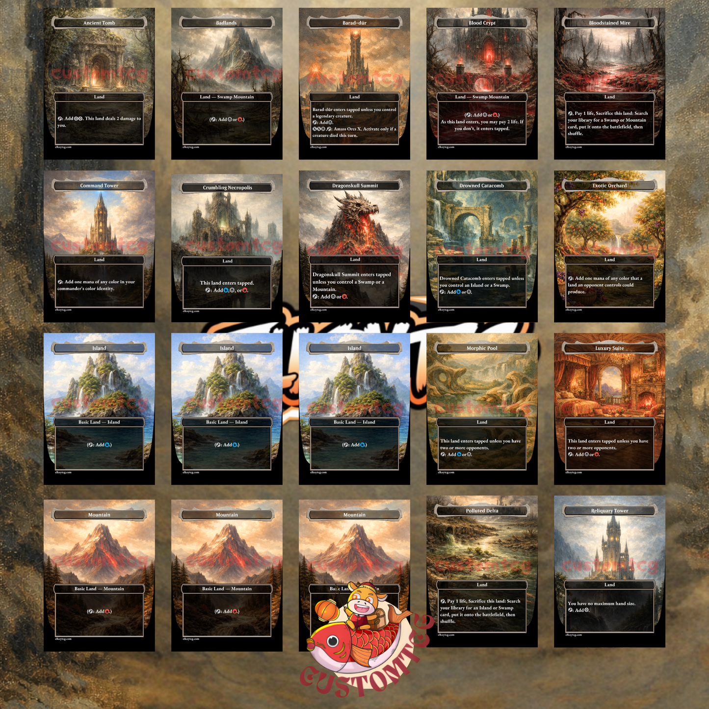 Saruman, the White Hand Custom Deck