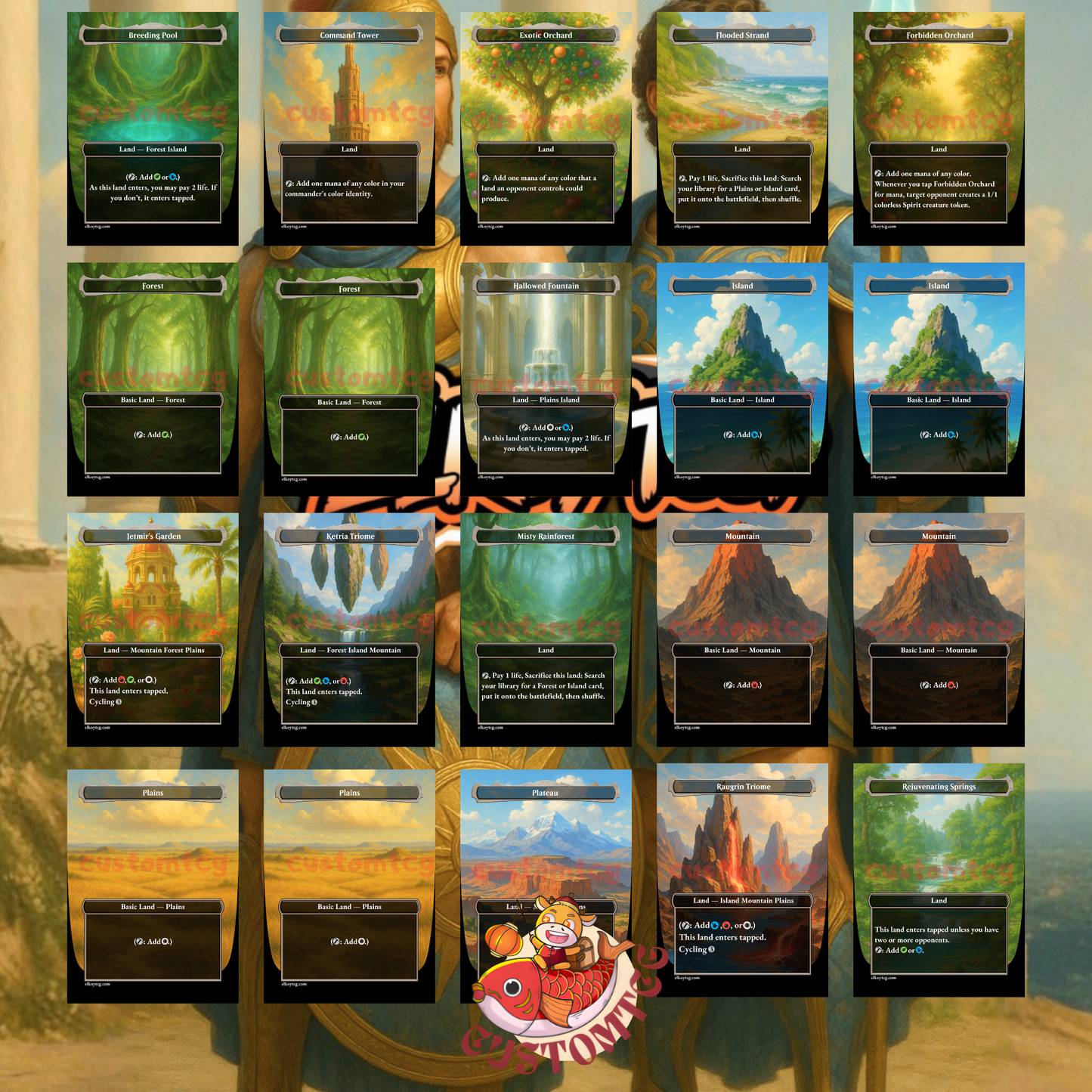 Kynaios and Tiro of Meletis Custom Deck