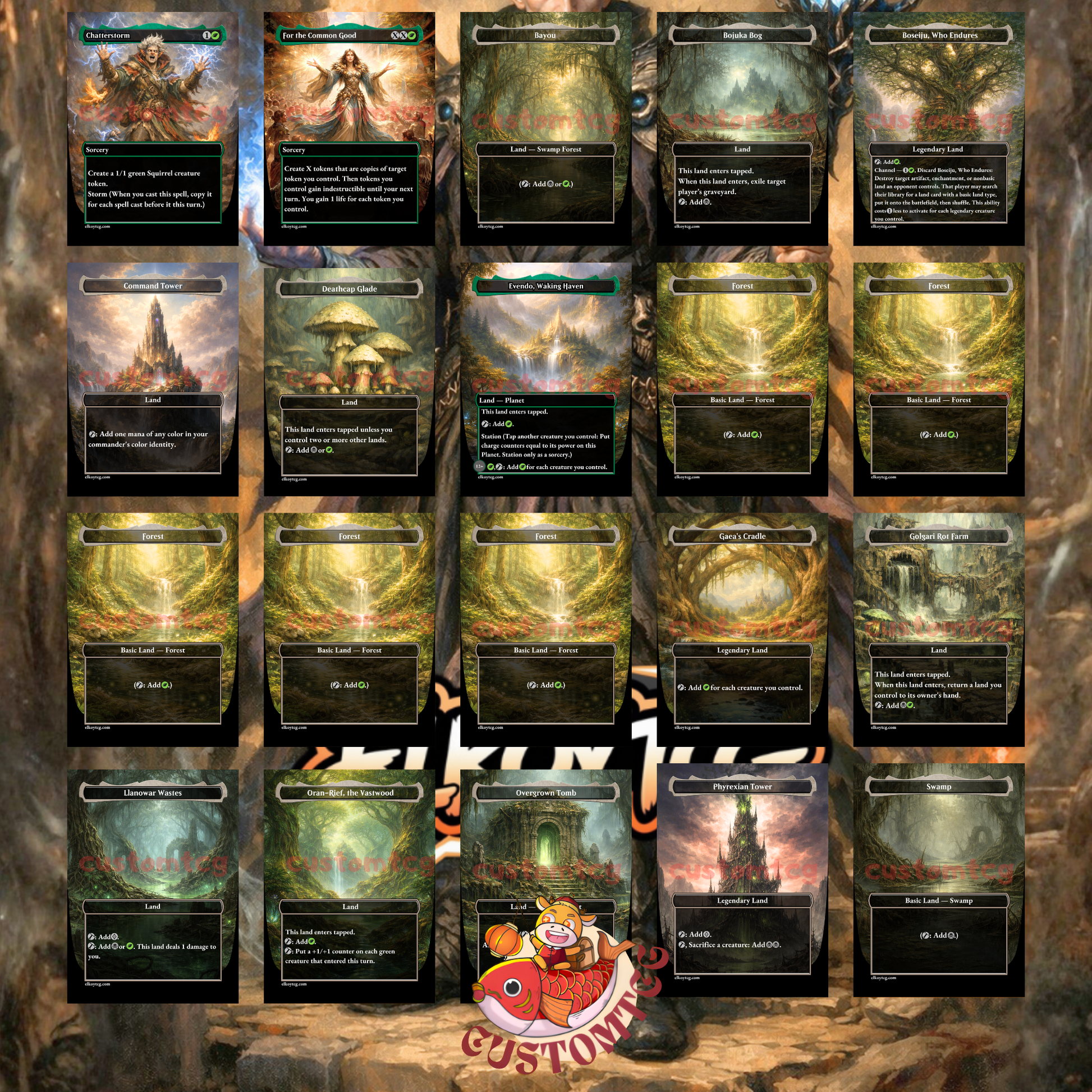 mtg hazel commander deck Hazel of the Rootbloom – Custom Deck 🌰🐿️