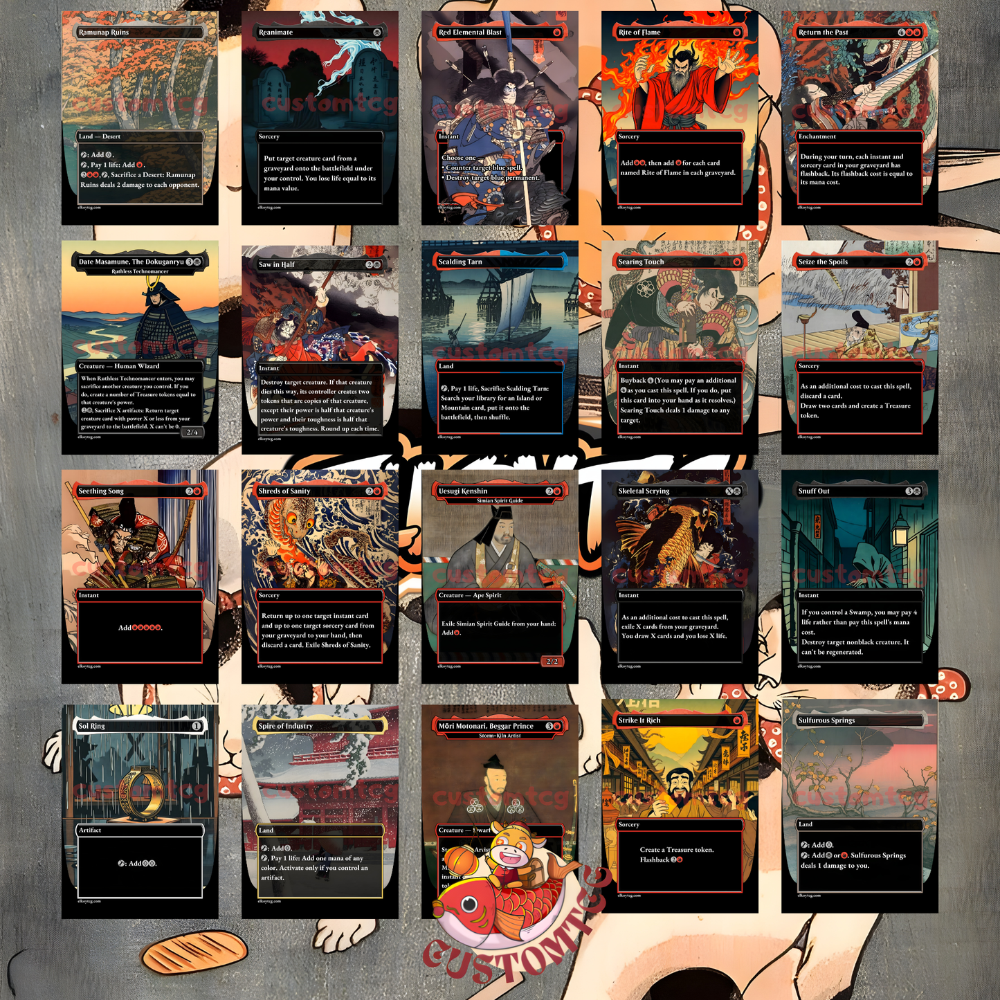 Feudal Japan  Custom Deck