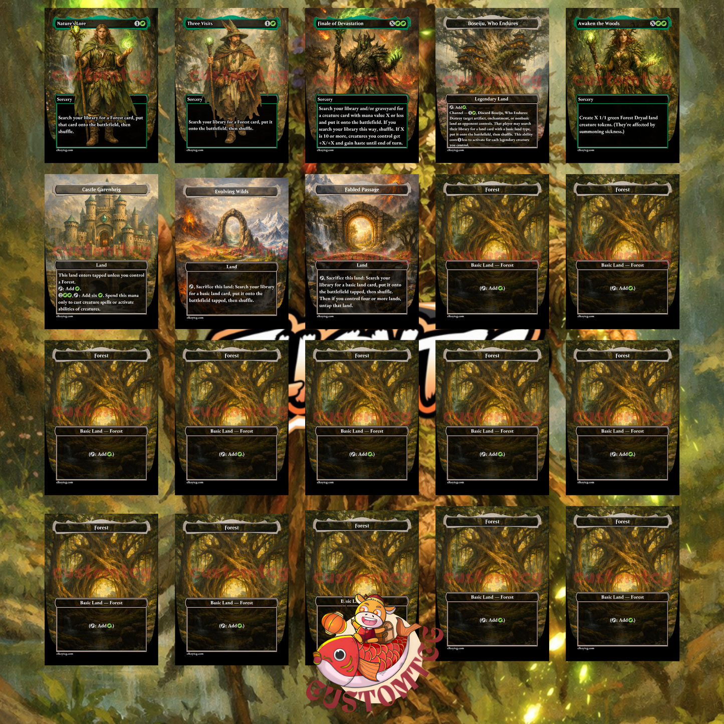 Bristly Bill, Spine Sower Custom Deck
