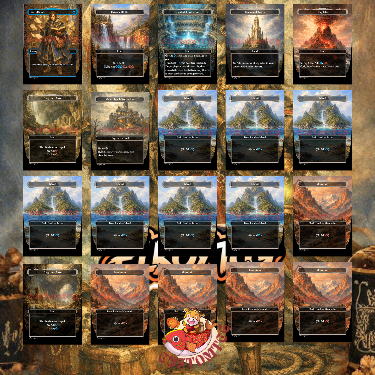 Captain Howler, Sea Scourge custom deck