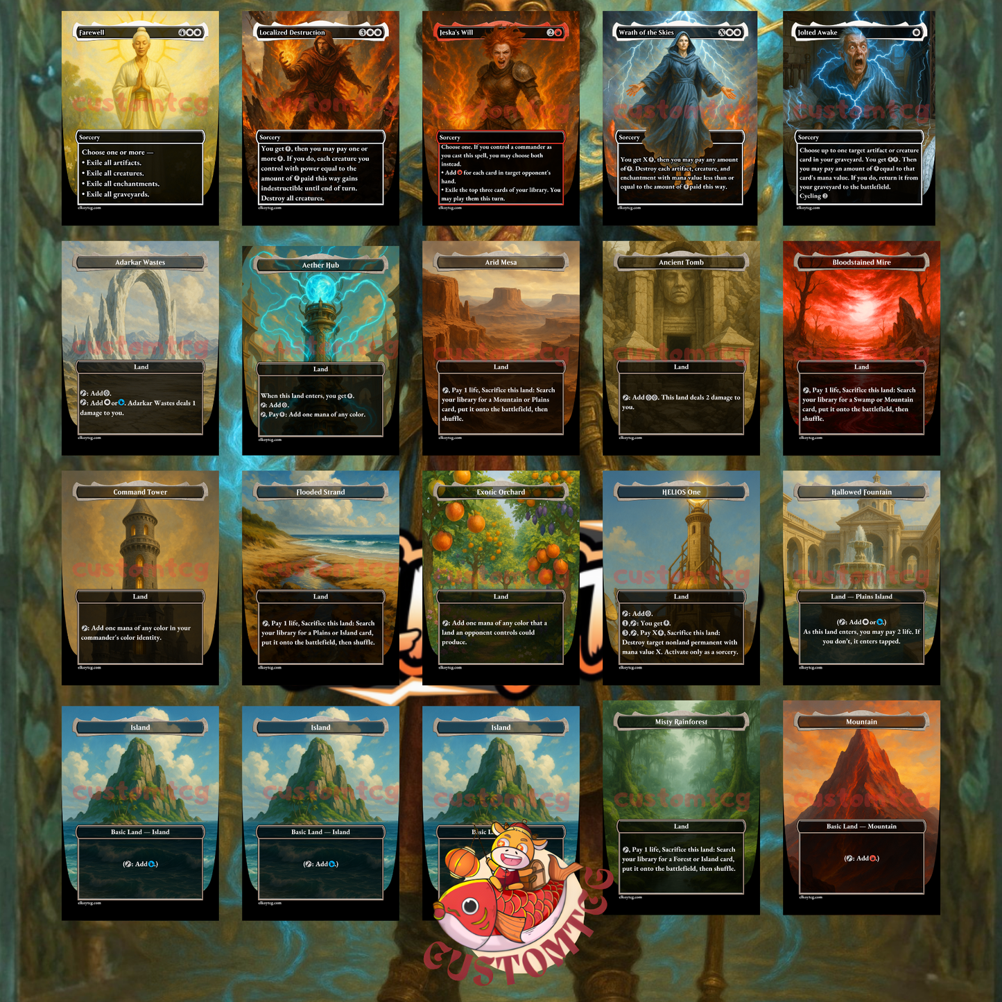 Satya, Aetherflux Genius – Custom Deck
