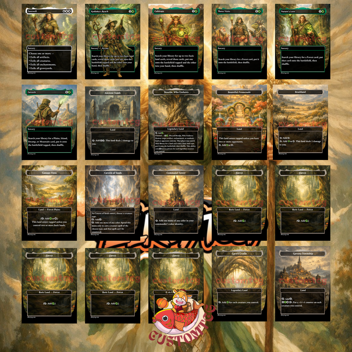 Sigarda, Font of Blessings Custom Deck