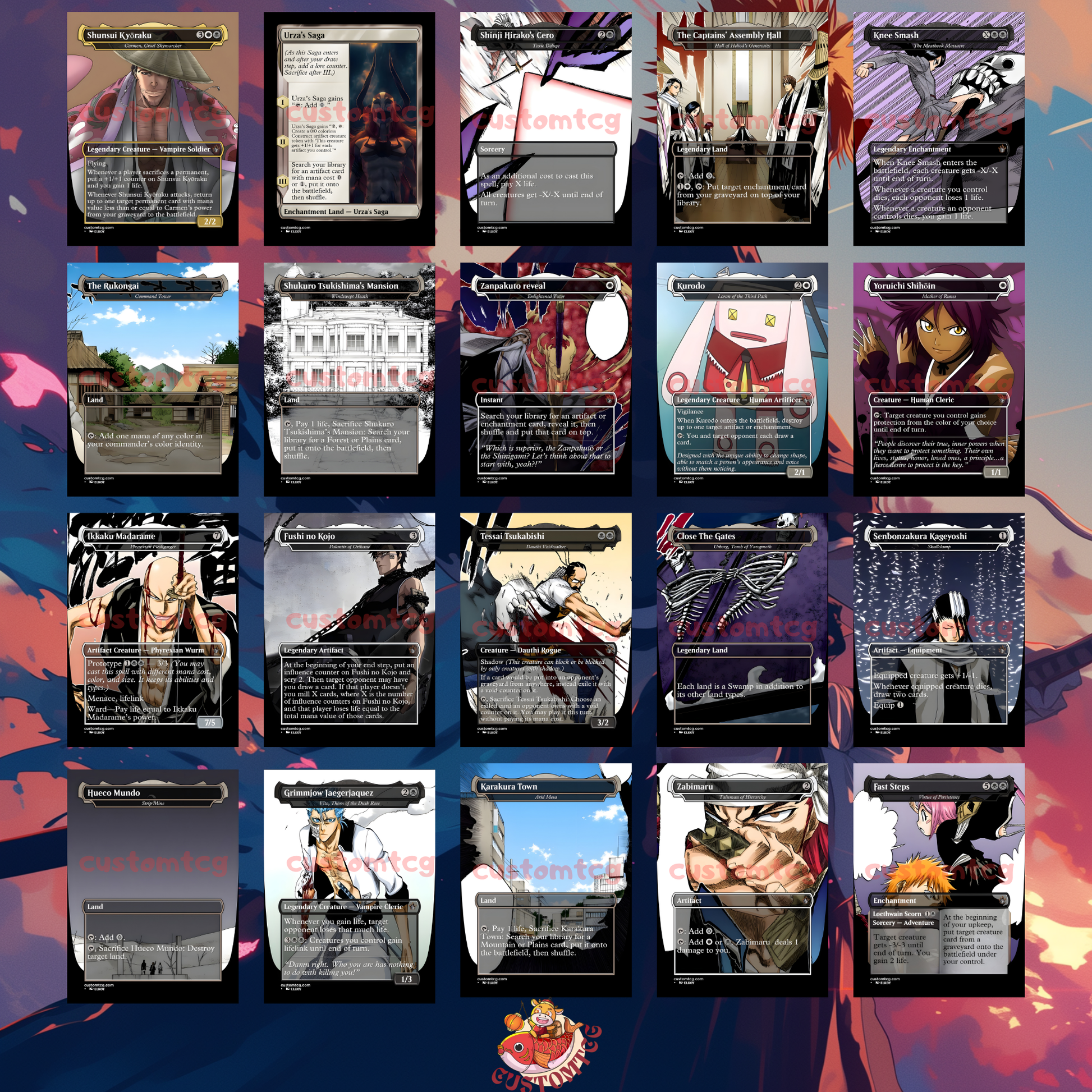 bleach mtg cards Bleach Custom Deck – ElkoyTCG