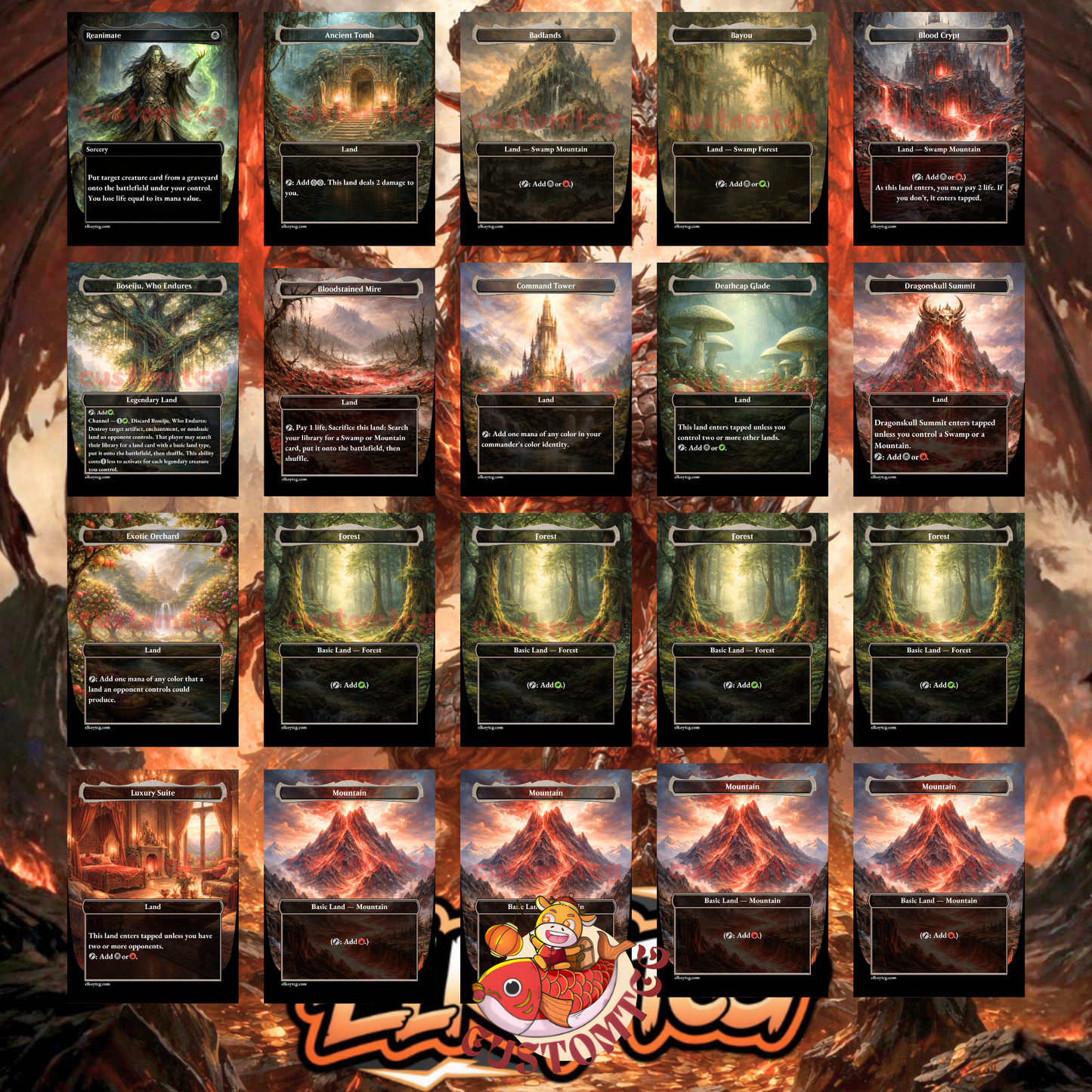 Ziatora, the Incinerator – Custom Deck 🐉💰
