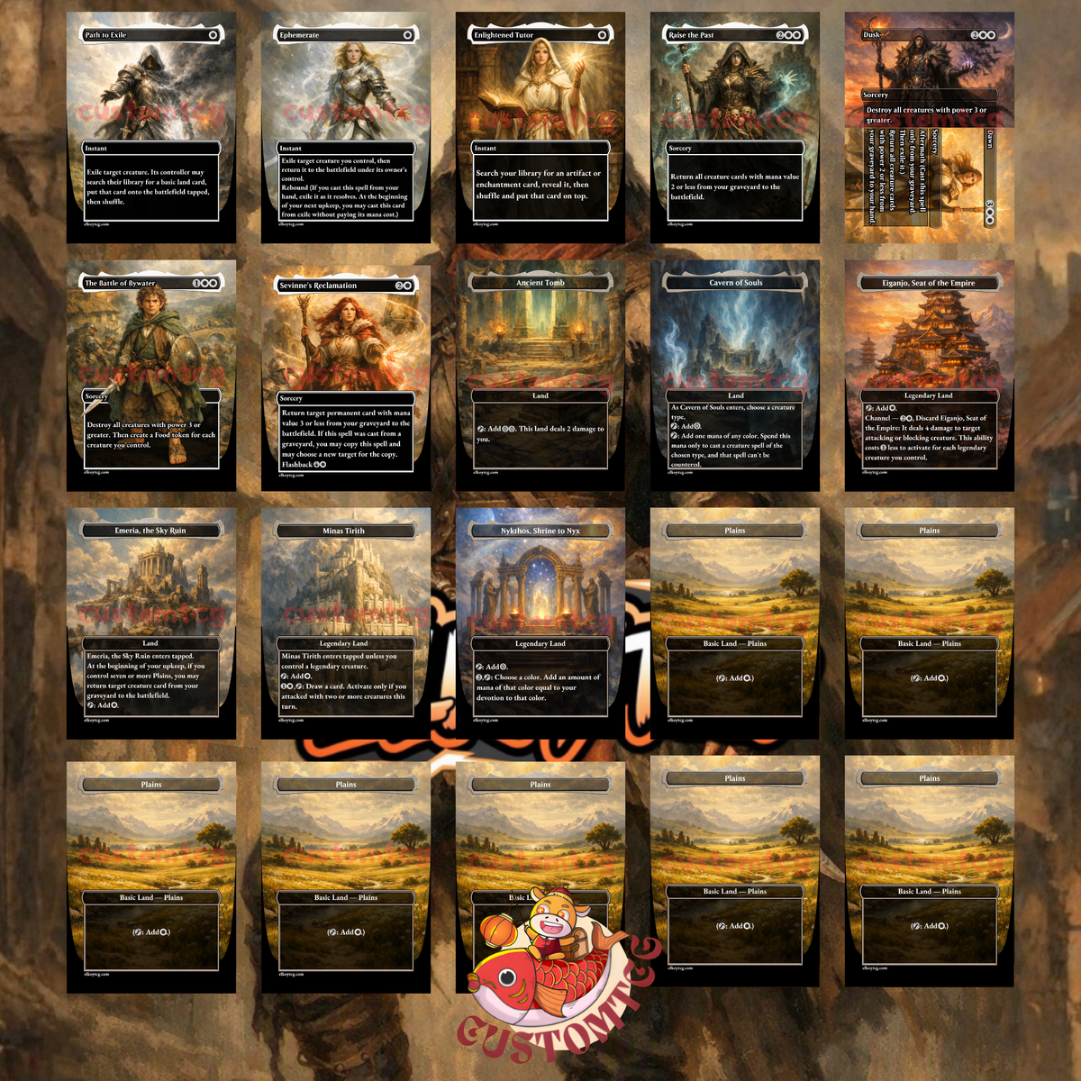 Delney, Streetwise Lookout — Mono-White Go-Wide Token Custom Deck