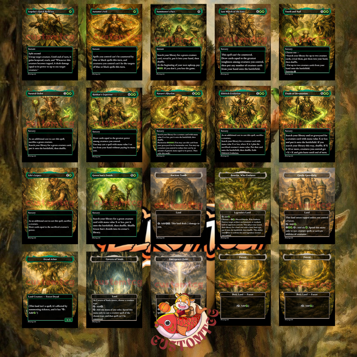 Selvala, Heart of the Wilds Custom Deck