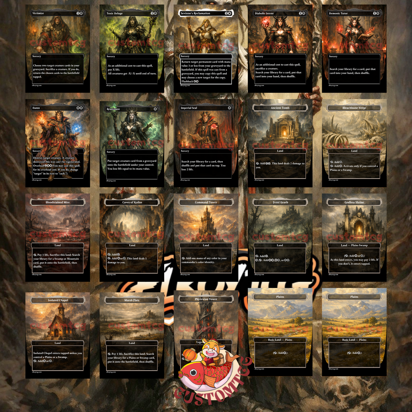 Elas il-Kor, Sadistic Pilgrim Custom Deck