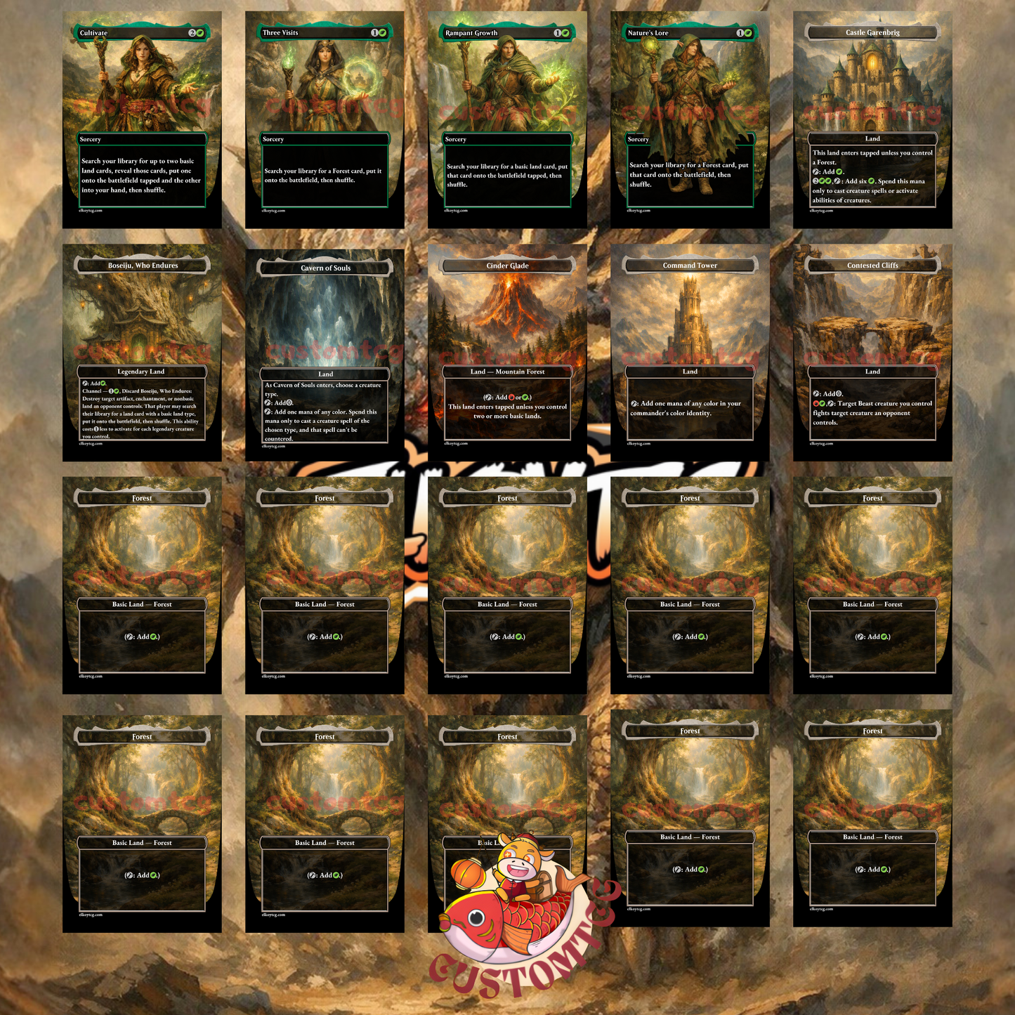 Slinza, the Spiked Stampede — Gruul Beast Typal Custom Deck