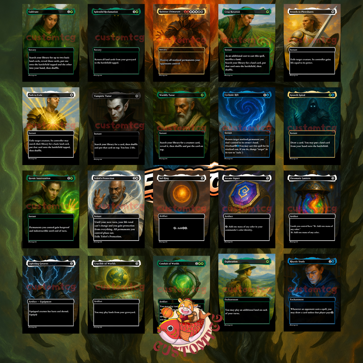 Omnath, Locus of All – Premium Top-63 Custom Deck 🌋