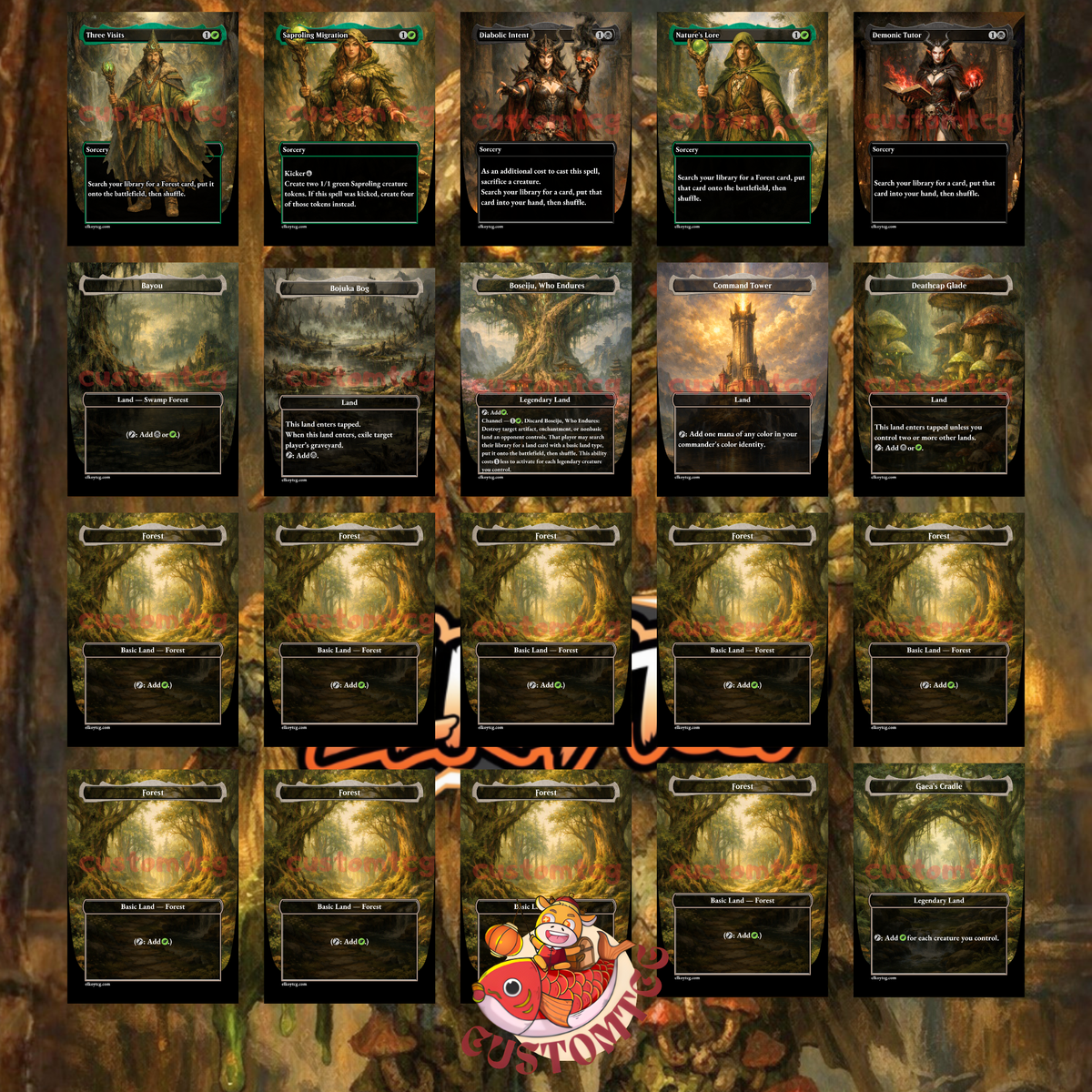 SLIMEFOOT, THE STOWAWAY — Golgari Fungus & Saproling Aristocrats Custom Deck