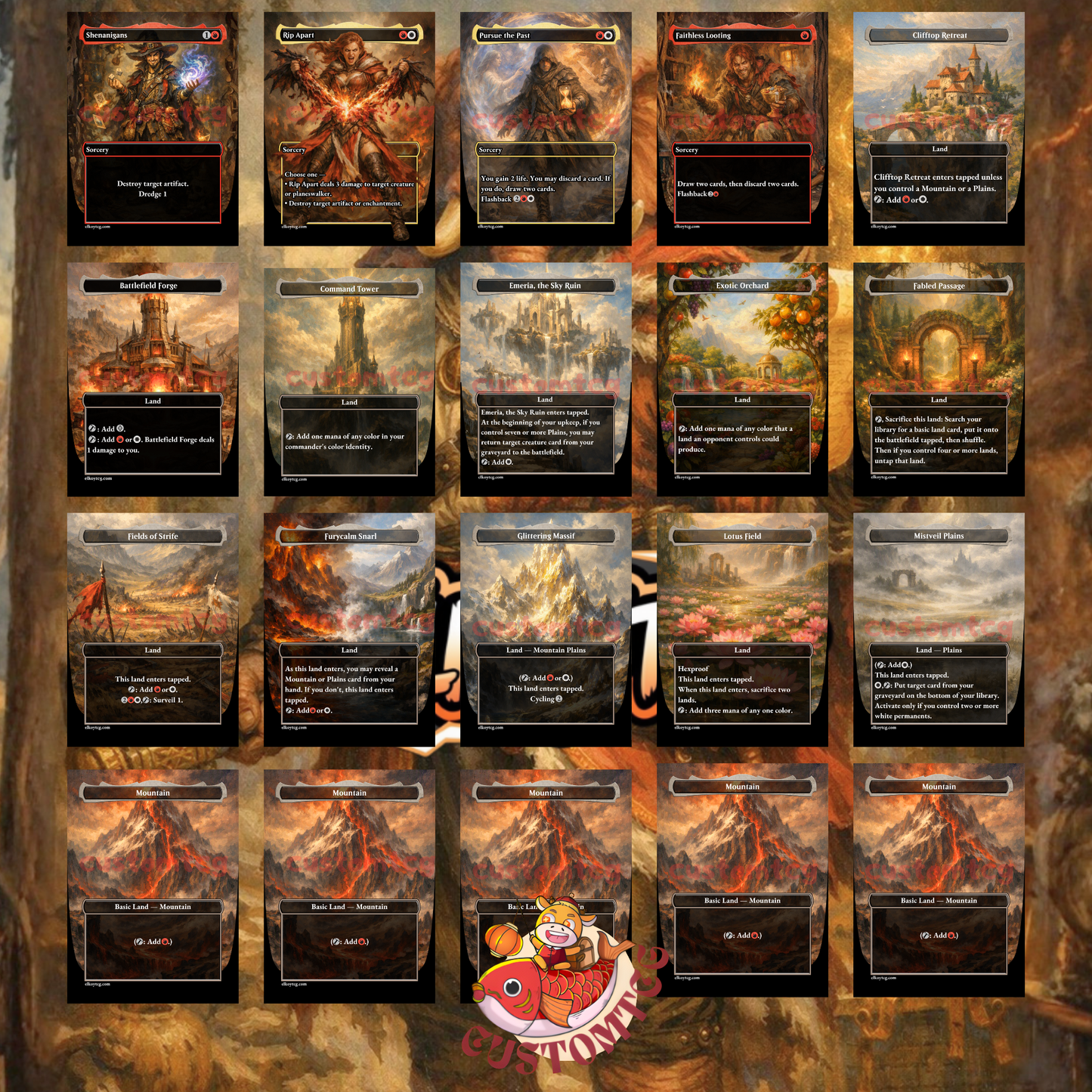 Quintorius, History Chaser Custom Deck