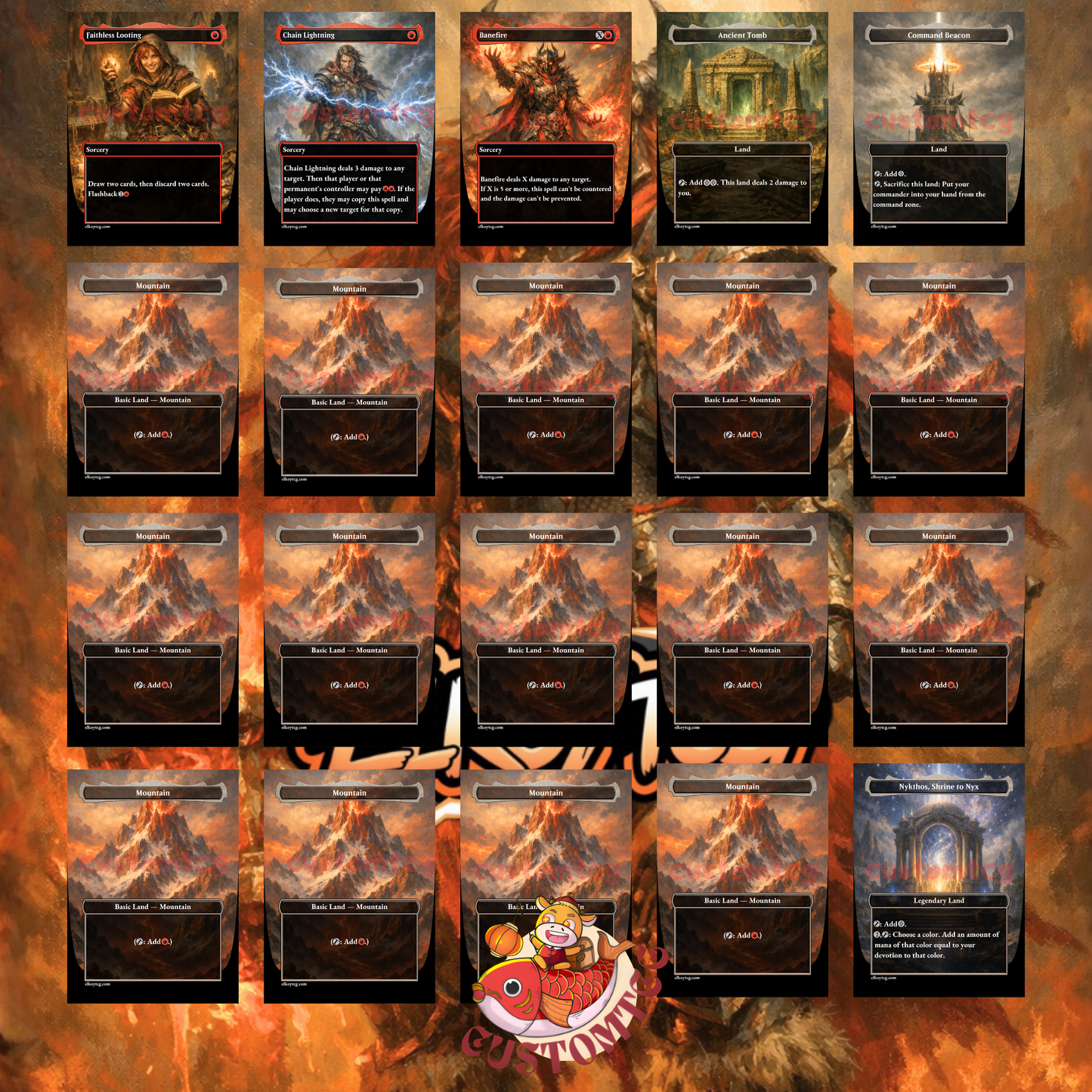 Imodane, the Pyrohammer custom deck