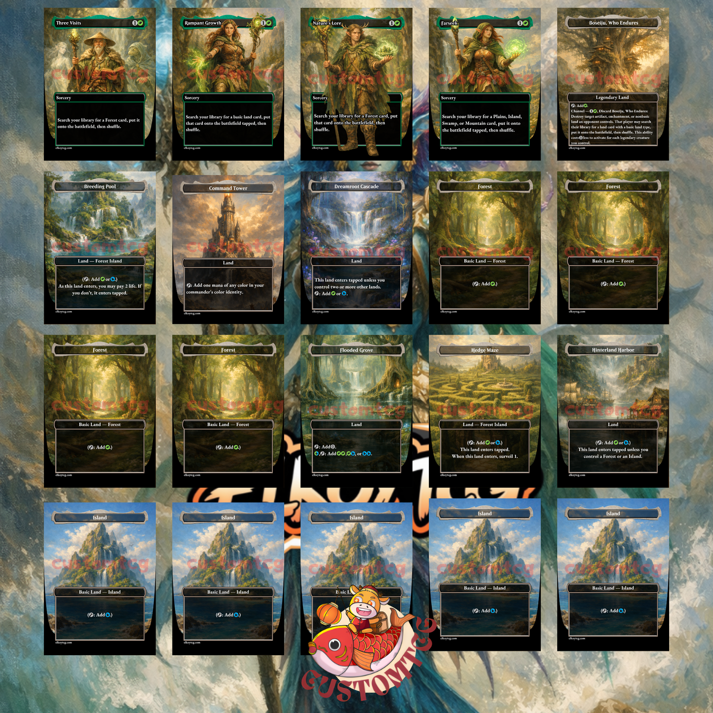 Kiora, Sovereign of the Deep Custom Deck