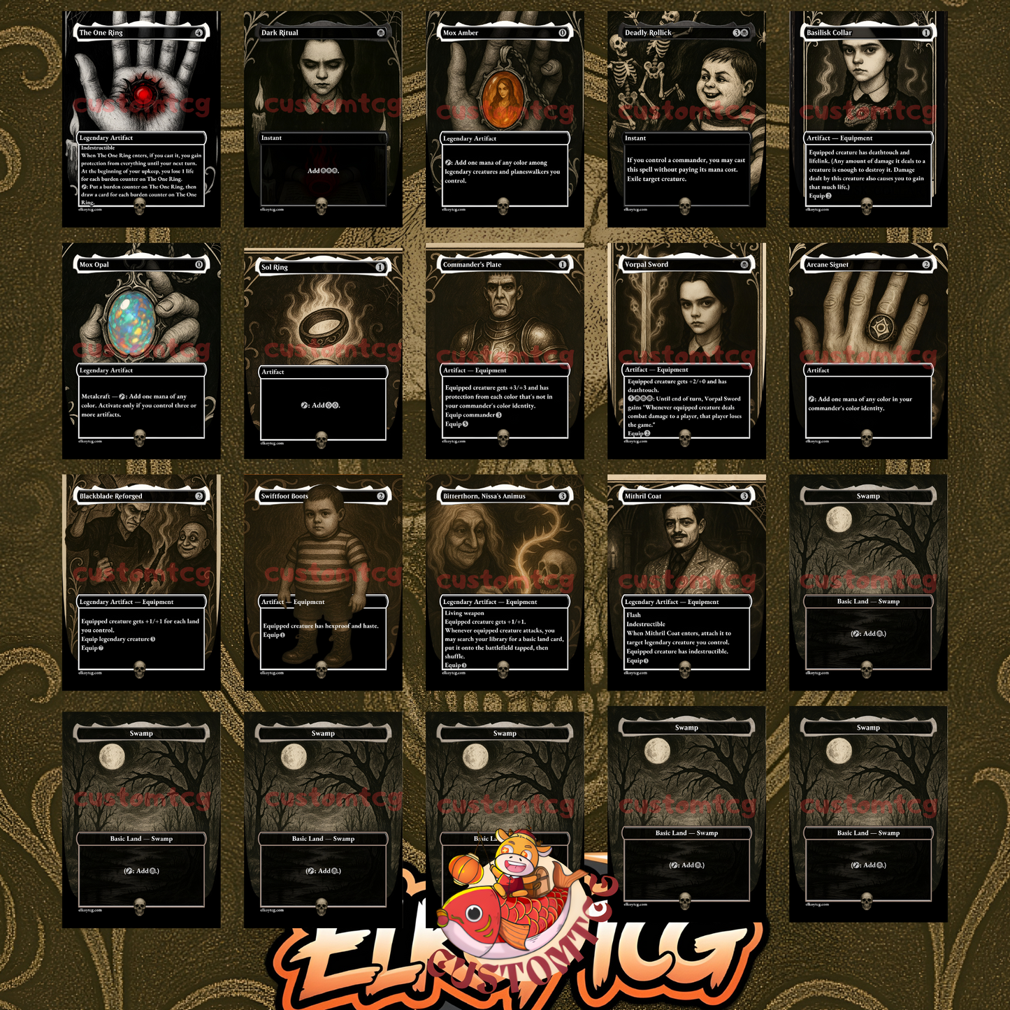 🦇 Addams Family Custom Deck 🦇