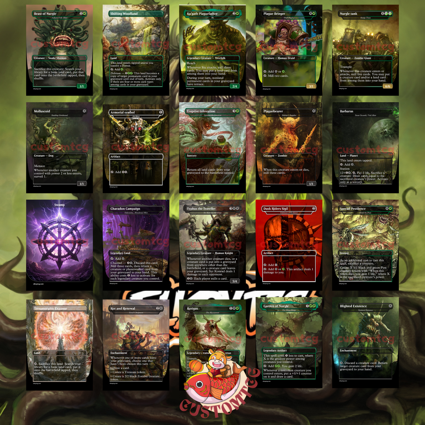 Nurgle, Lord of Pestilence Custom Deck