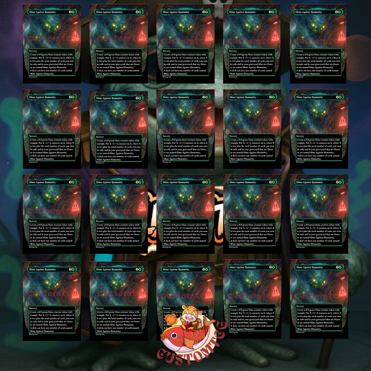 Flubs, the Fool SPACE Custom deck