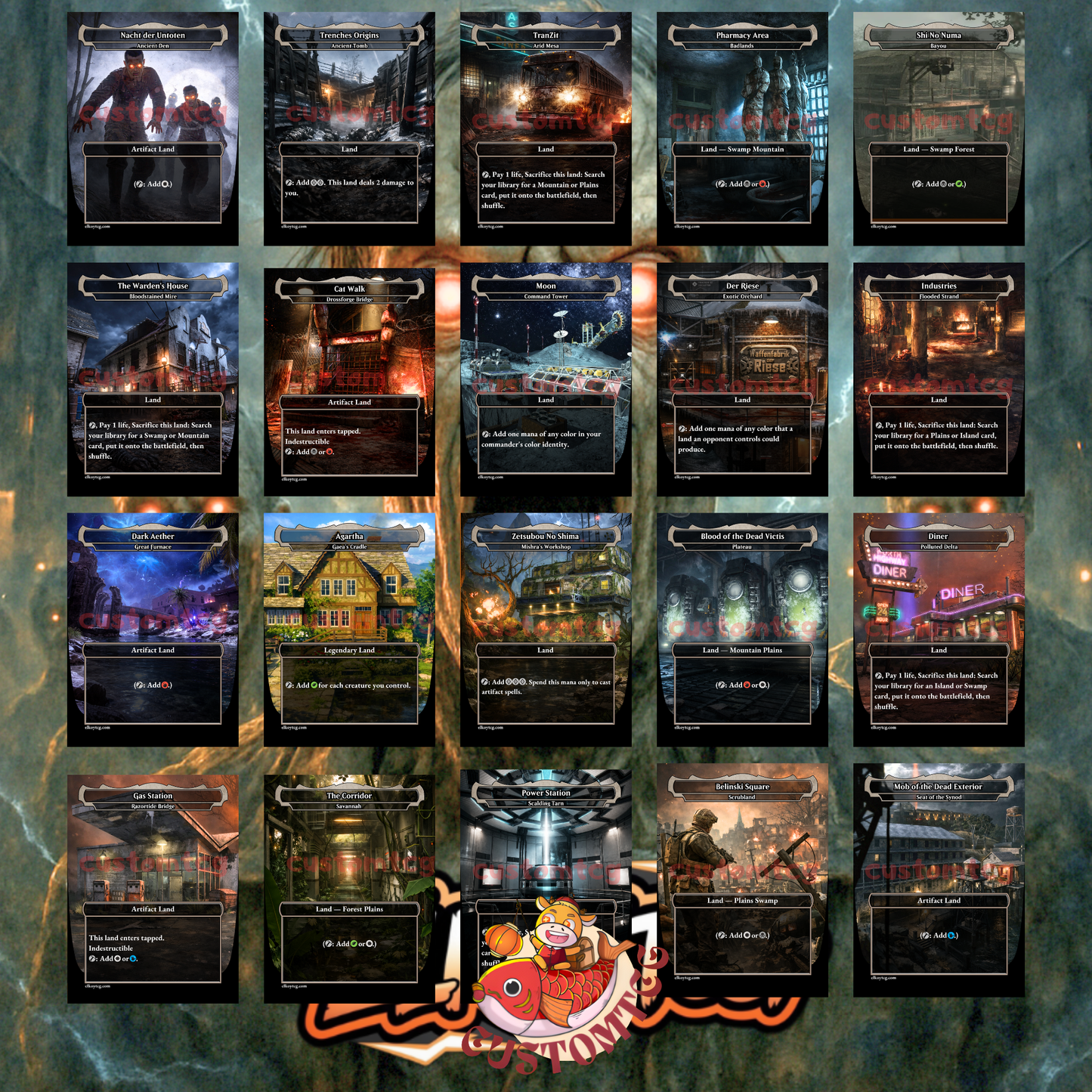 COD Zombies Custom Deck