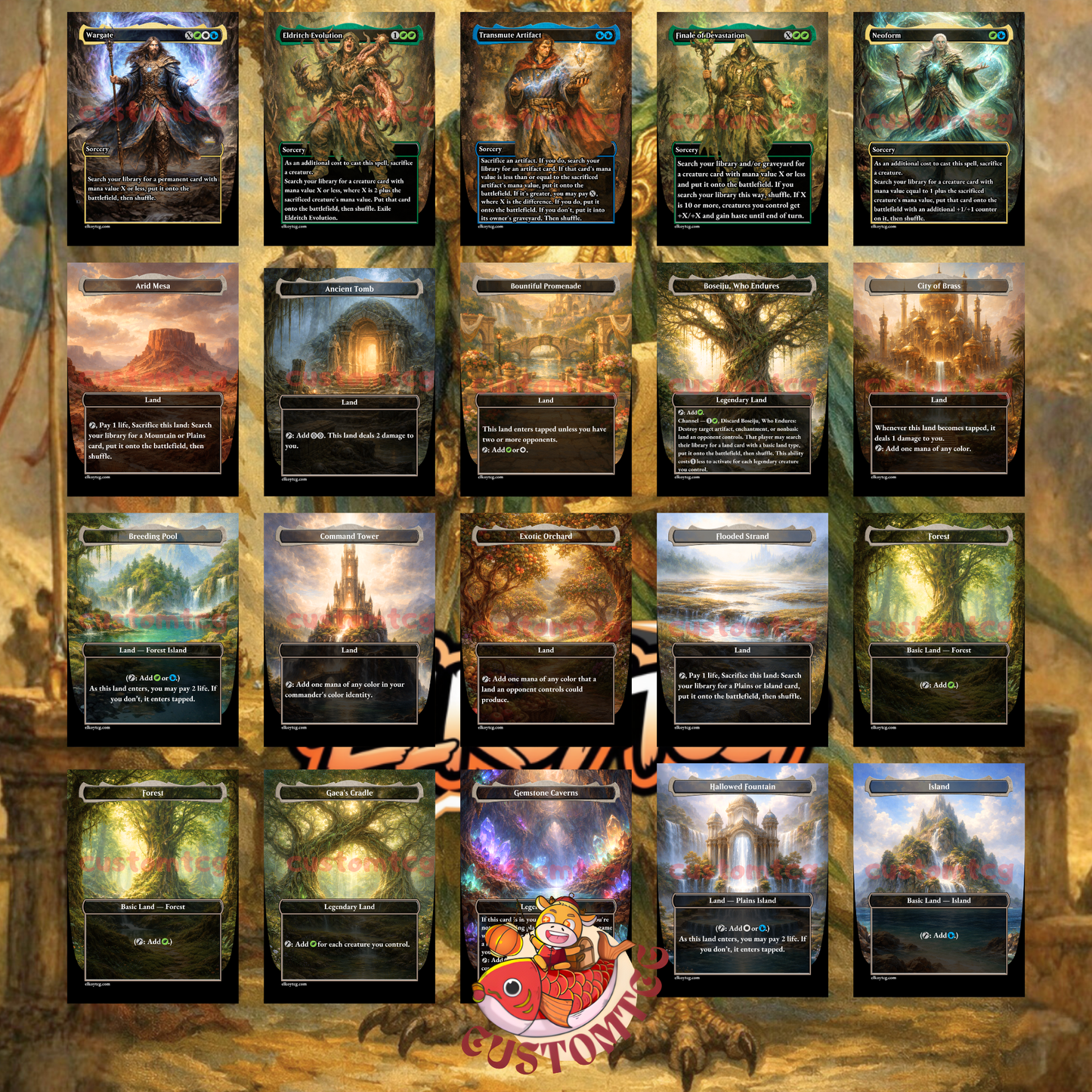 Derevi, Empyrial Tactician — Custom Deck (100 Cards + Tokens) 🚀🦉