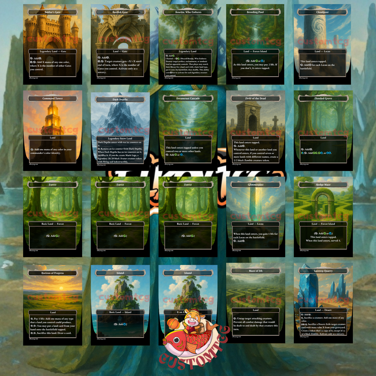 Omo, Queen of Vesuva – Custom Deck