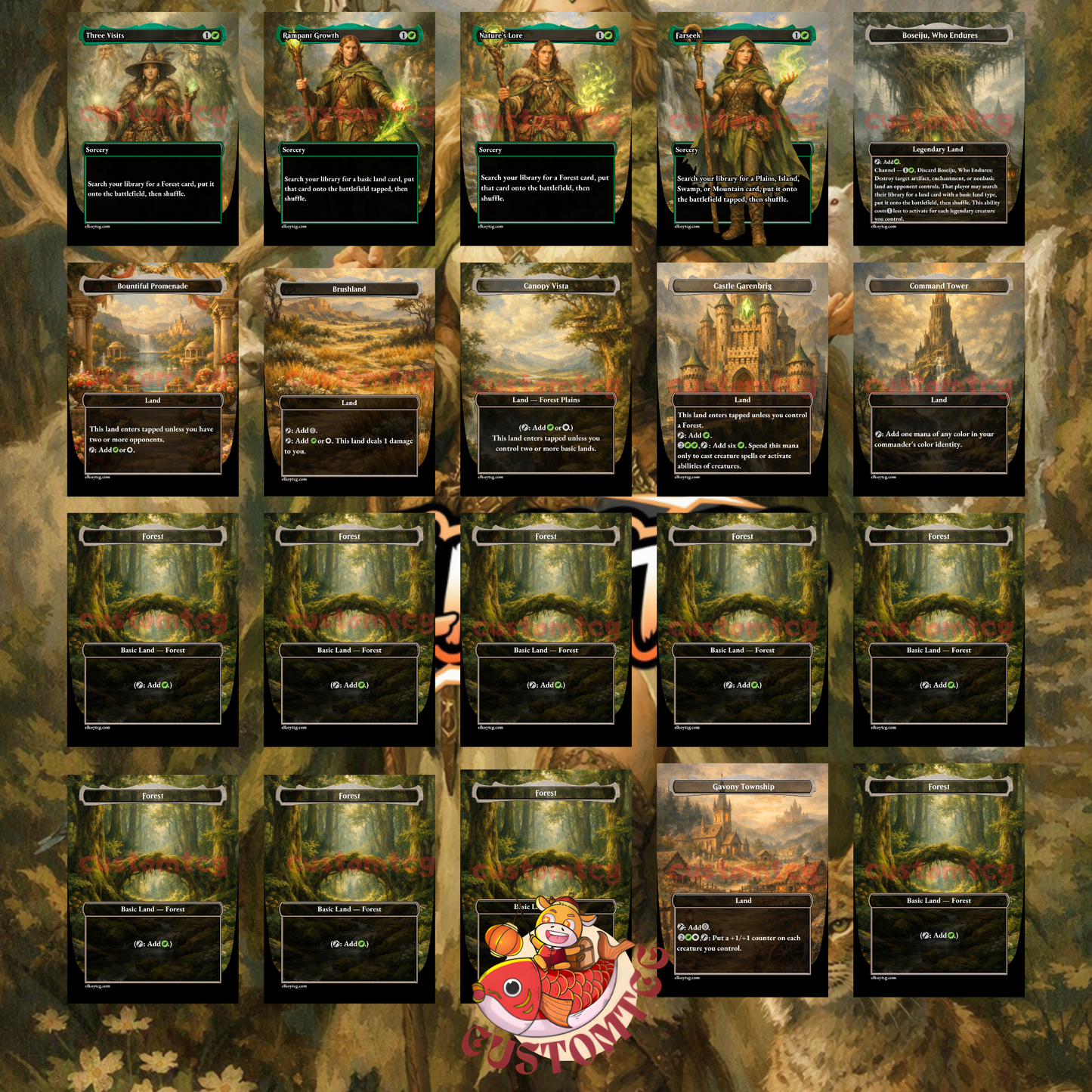 Jasmine Boreal of the Seven Custom Deck